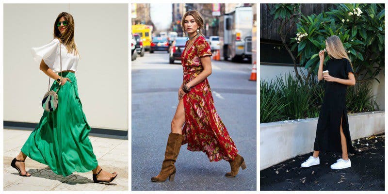 shoes to wear with maxi dress